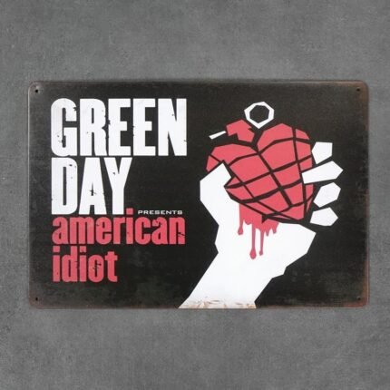 Metal decorative panel GREEN DAY