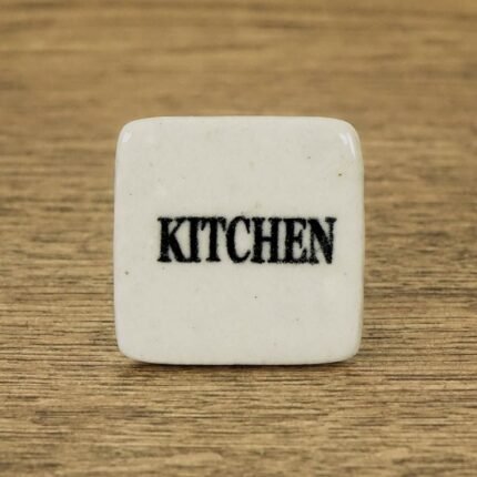 Ceramic furniture knob KITCHEN 37 mm