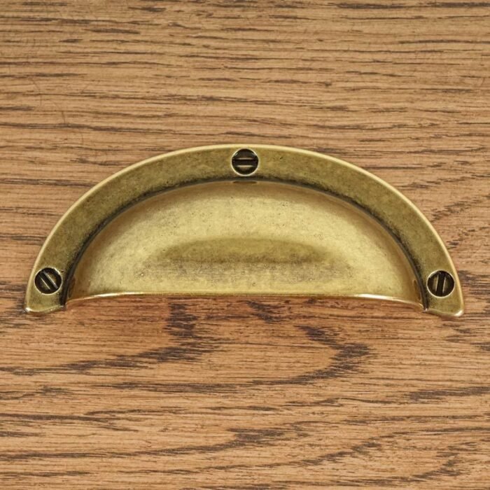 Furniture handle ANTIQUE 95 mm OLD GOLD