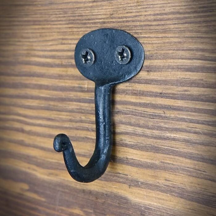 Clothes hook FORGED 50 mm, black