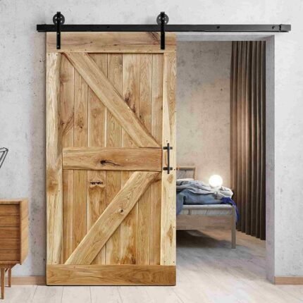 Stumdomos medinės durys FLINSTON nedengta