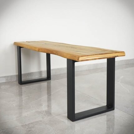 Metalinė stalo koja KWADRO LOFT 40x45 cm, juoda