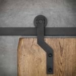 Stumdomų durų sistema BLACK juoda