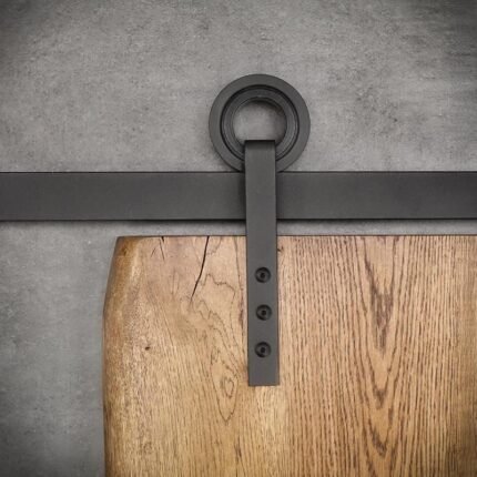 Stumdomų durų sistema HOOP BLACK