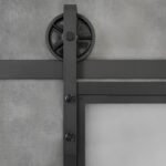 Stumdomų durų sistema metalinės durims KOŁO FREIM