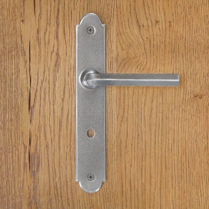 Durų rankena ALBA STEEL su wc užraktu 72 mm