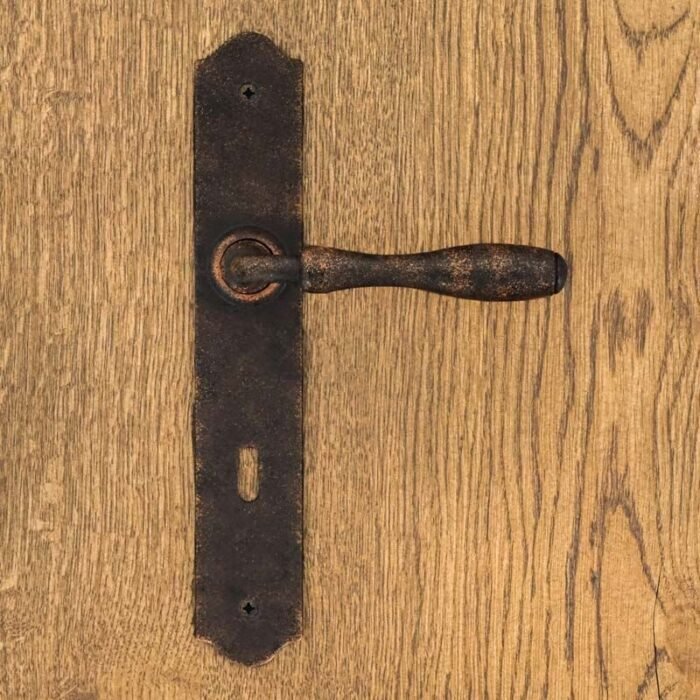 Door handles ANTIQUE BRISTOL with lock 72 mm