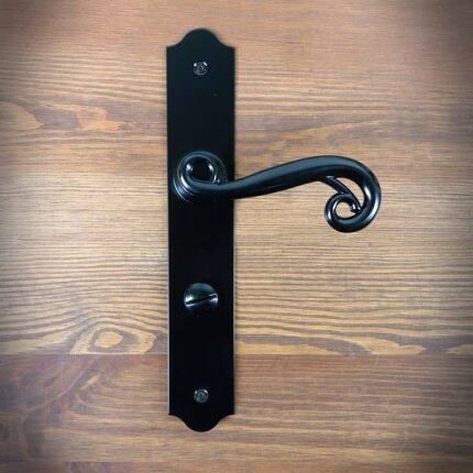 Door handles PRESTON 90 mm with toilet lock